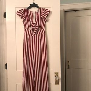 Sexy Lovefire red romper size small!